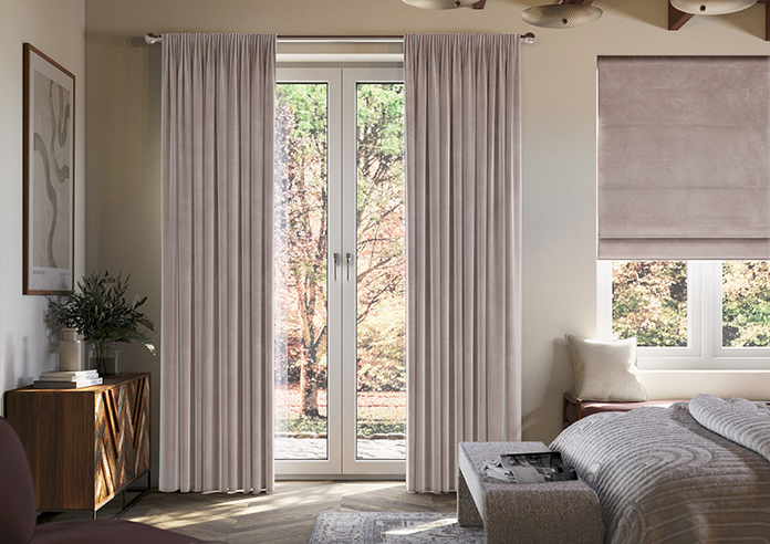 Odessa Velvet, Mauve - Made to Measure Curtains - Image 3